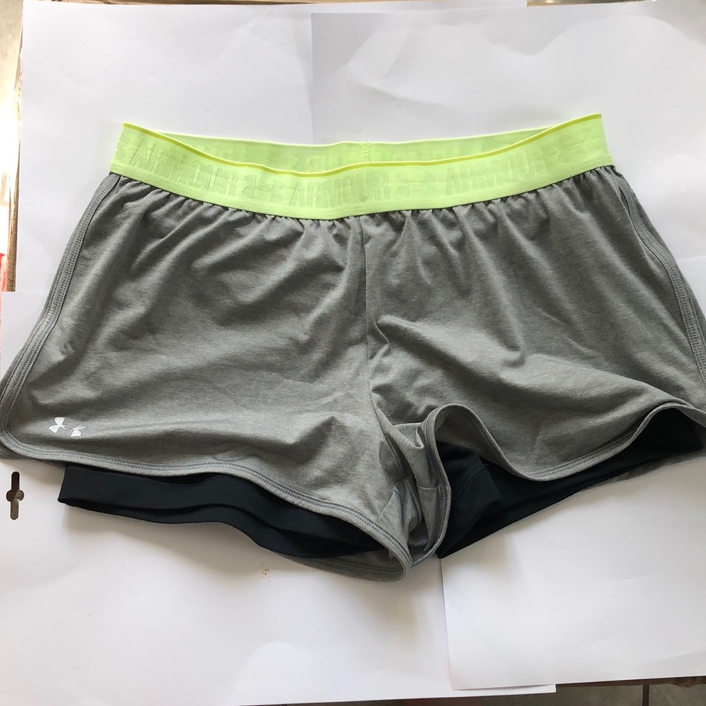 Under Armour Gray Running Shorts
